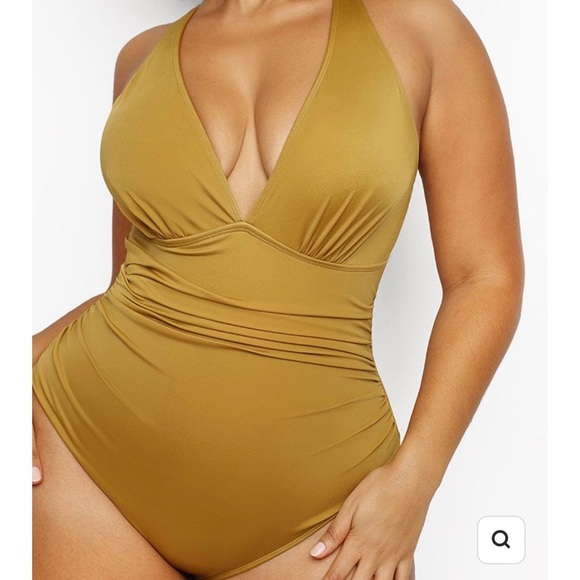 SHAPELLX Smart Sculpt Plunge Cutout Swimsuit - NWT - Picture 3 of 7